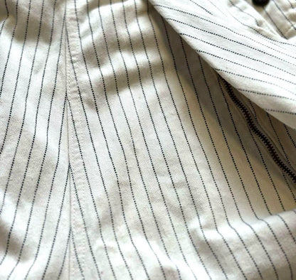 Kapital Striped Wide-Leg Shorts