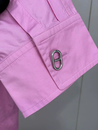 Pink Shirt Dress from Hermes