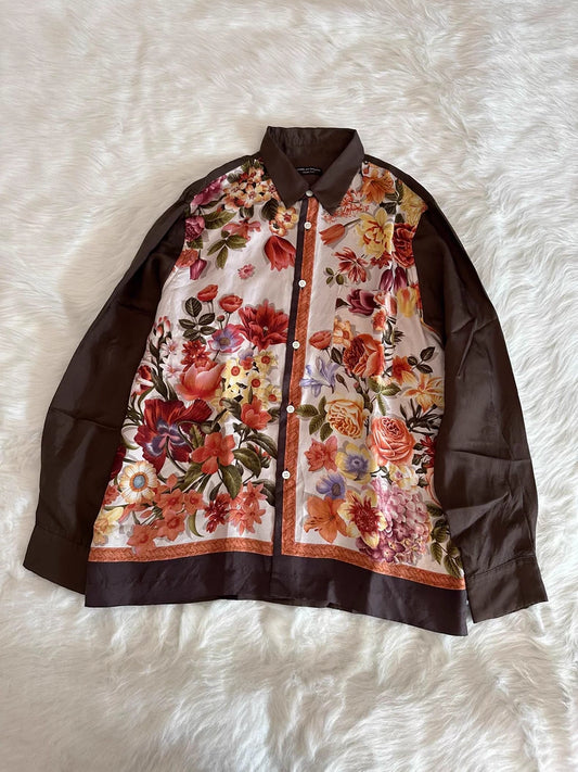 Comme des Garçons Silk Print Shirt