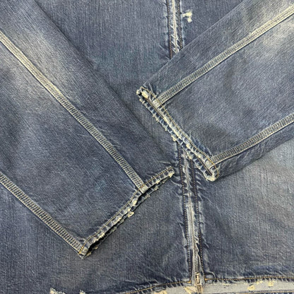 Balenciaga Zip Denim Jacket-yf