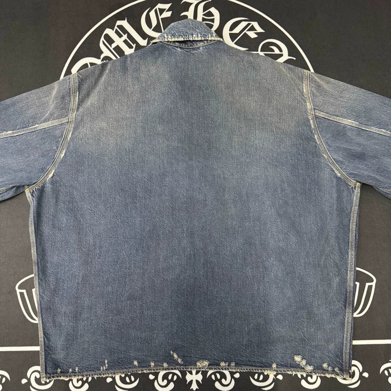 Balenciaga Zip Denim Jacket-yf