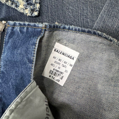 Balenciaga Zip Denim Jacket-yf
