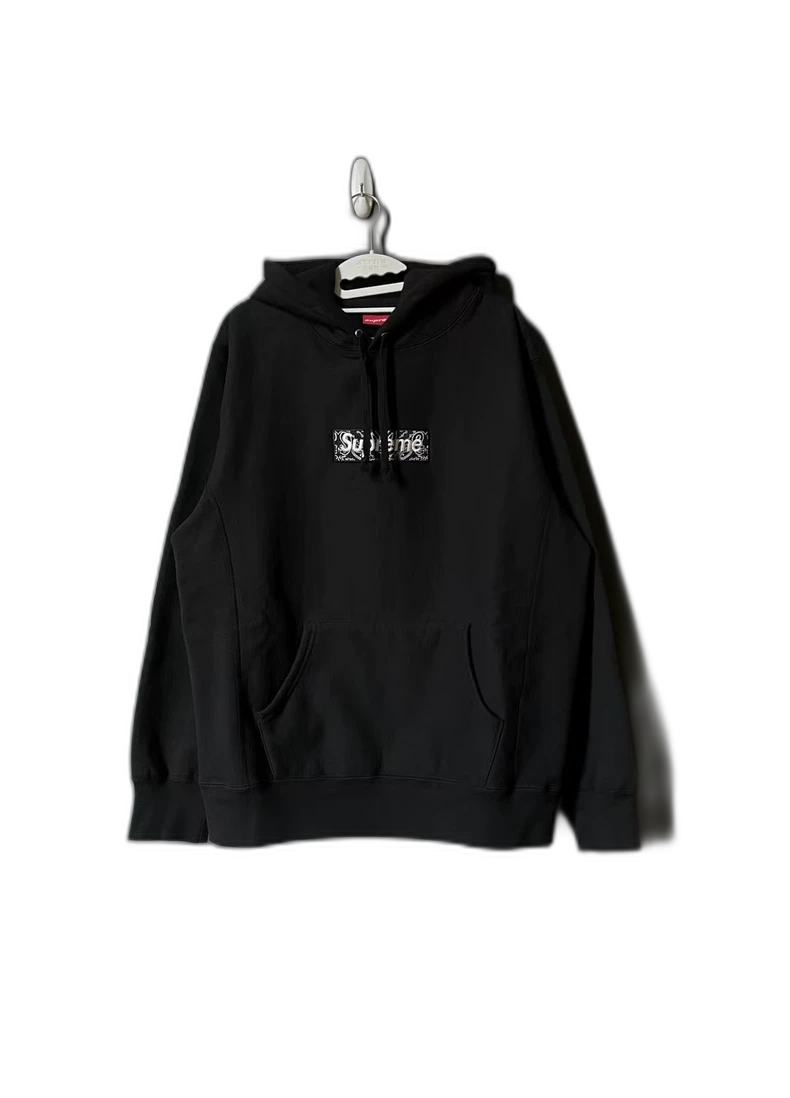 Supreme Black Floral Hoodie