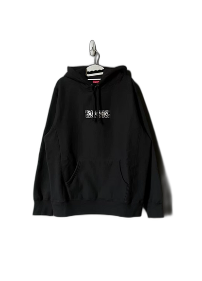 Supreme Black Floral Hoodie