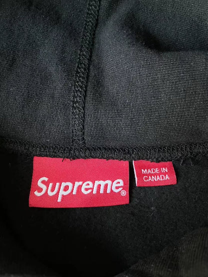 Supreme Black Floral Hoodie