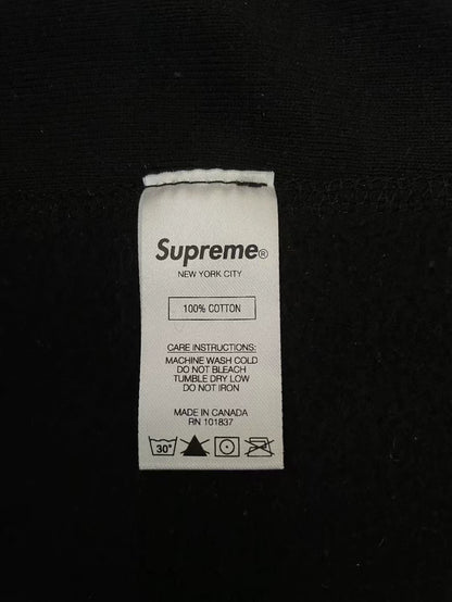 Supreme Black Floral Hoodie