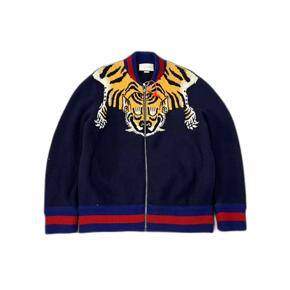 Gucci Tiger Knitted Baseball Jacket