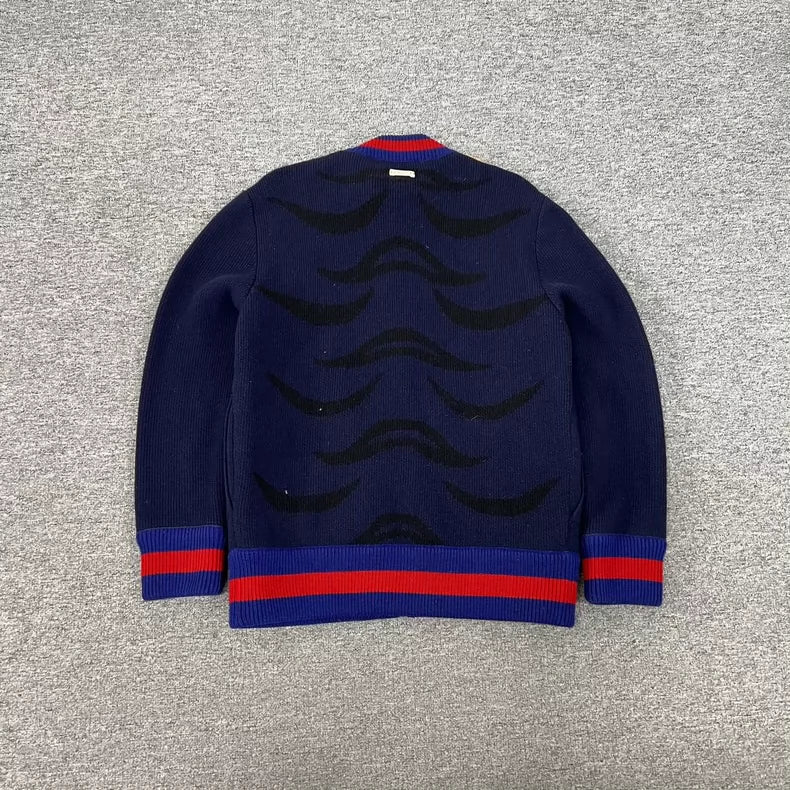 Gucci Tiger Knitted Baseball Jacket