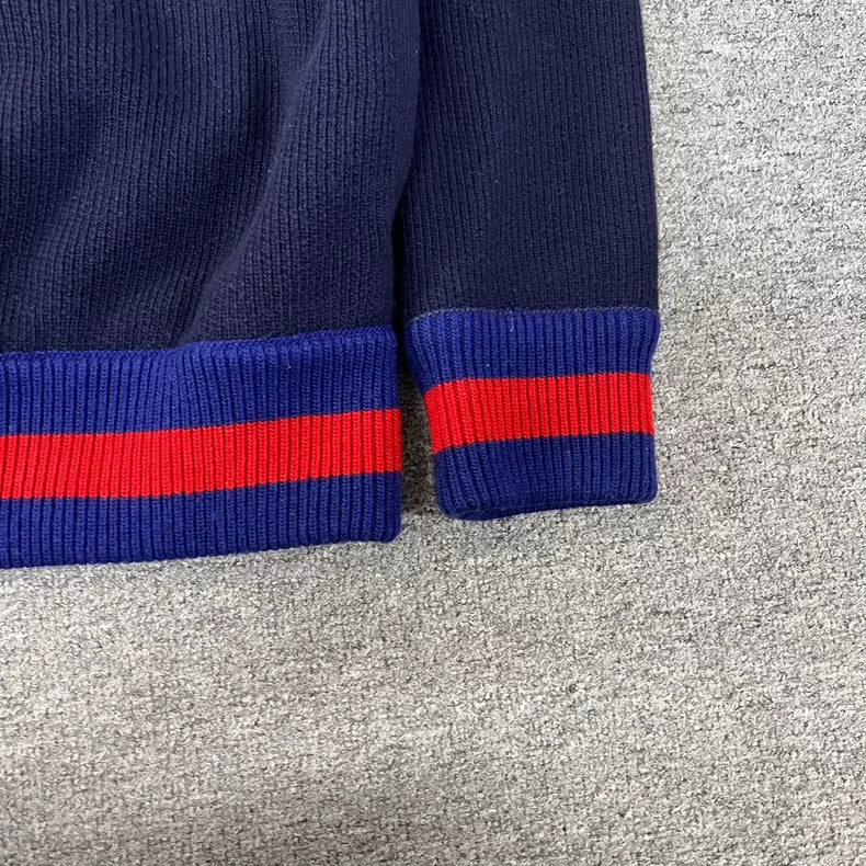 Gucci Tiger Knitted Baseball Jacket