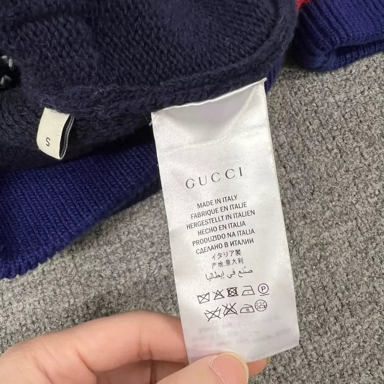 Gucci Tiger Knitted Baseball Jacket