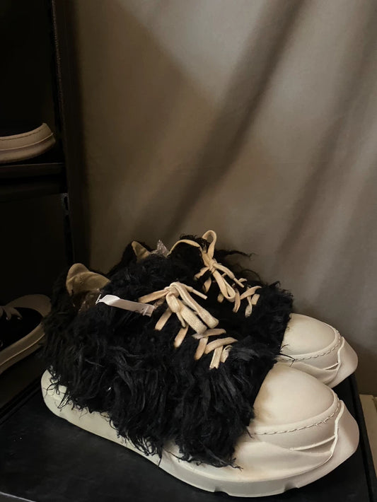 Rick Owens Furry Tank Sole Sneakers-yf