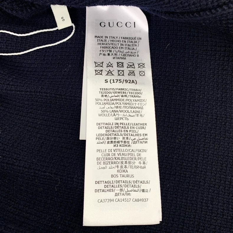 Gucci Wool V-Neck Cardigan with Pockets
