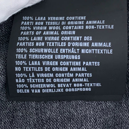 Prada Dark Grey V-Neck Cardigan Sweater