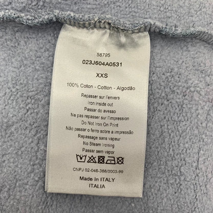 Dior x Daniel Arsham Blue Logo Sweatshirt
