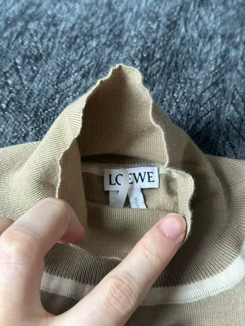Loewe High Neck Knit Sweater
