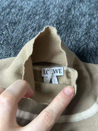 Loewe High Neck Knit Sweater
