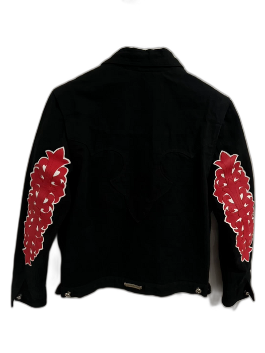 Chrome Hearts Vine Patchwork Denim Jacket