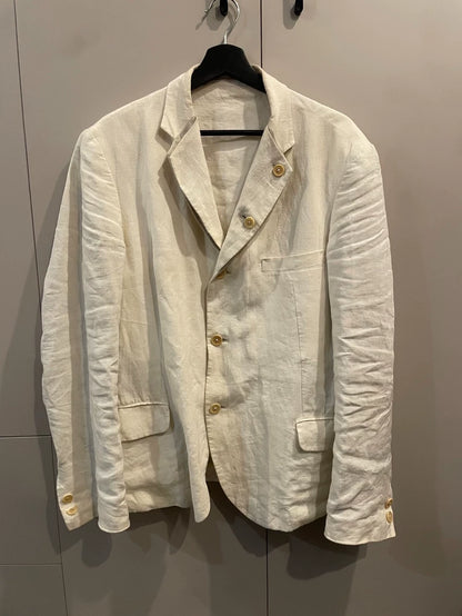Yohji Yamamoto Layered Collar Suit Jacket