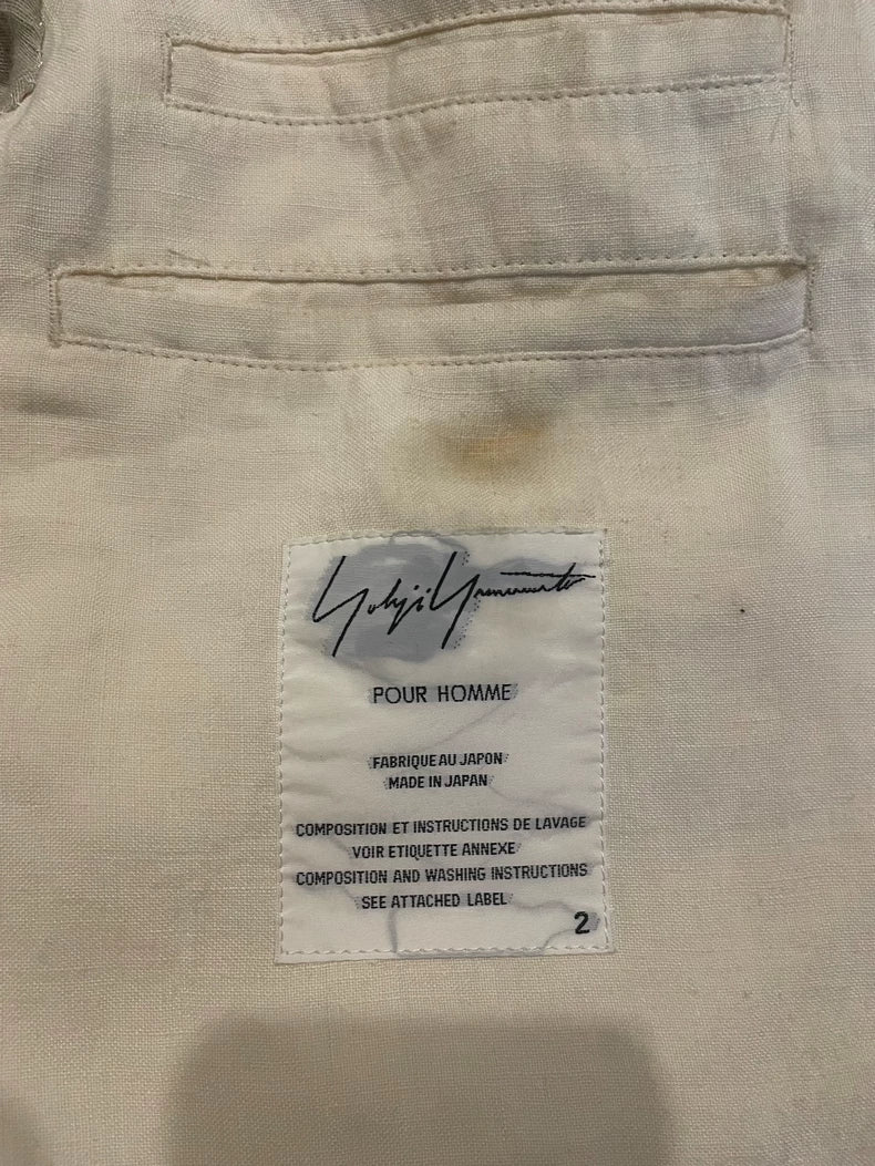 Yohji Yamamoto Layered Collar Suit Jacket