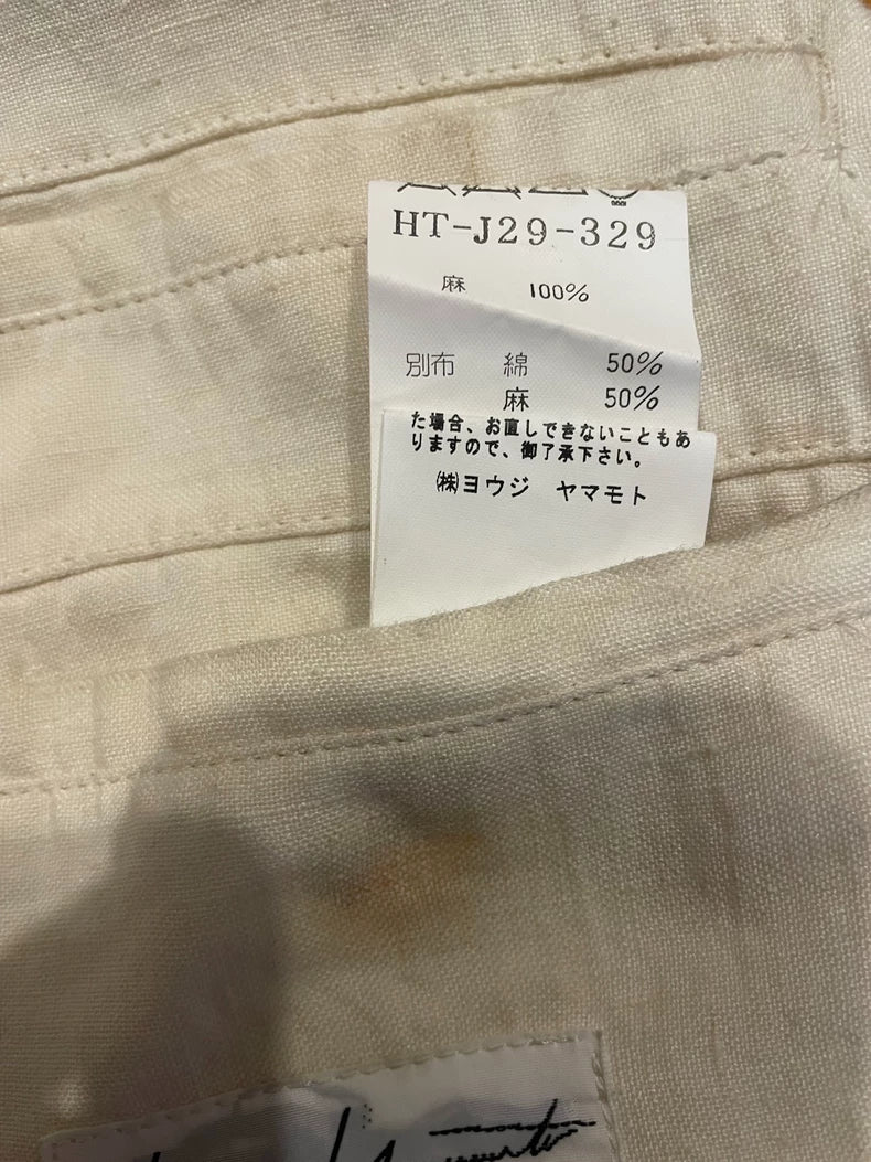 Yohji Yamamoto Layered Collar Suit Jacket