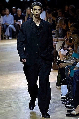 Yohji Yamamoto Layered Collar Suit Jacket