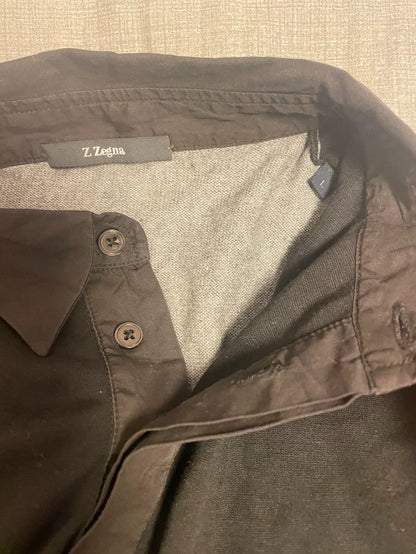 Ermenegildo Zegna Long Sleeve Knitted Shirt