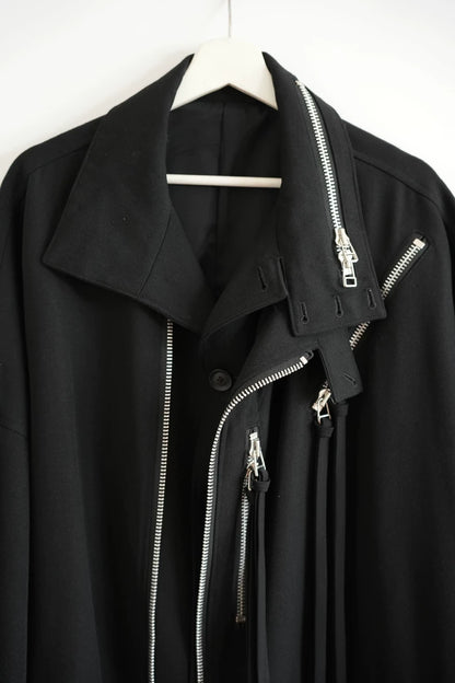 Yohji Yamamoto Black Chain Coat