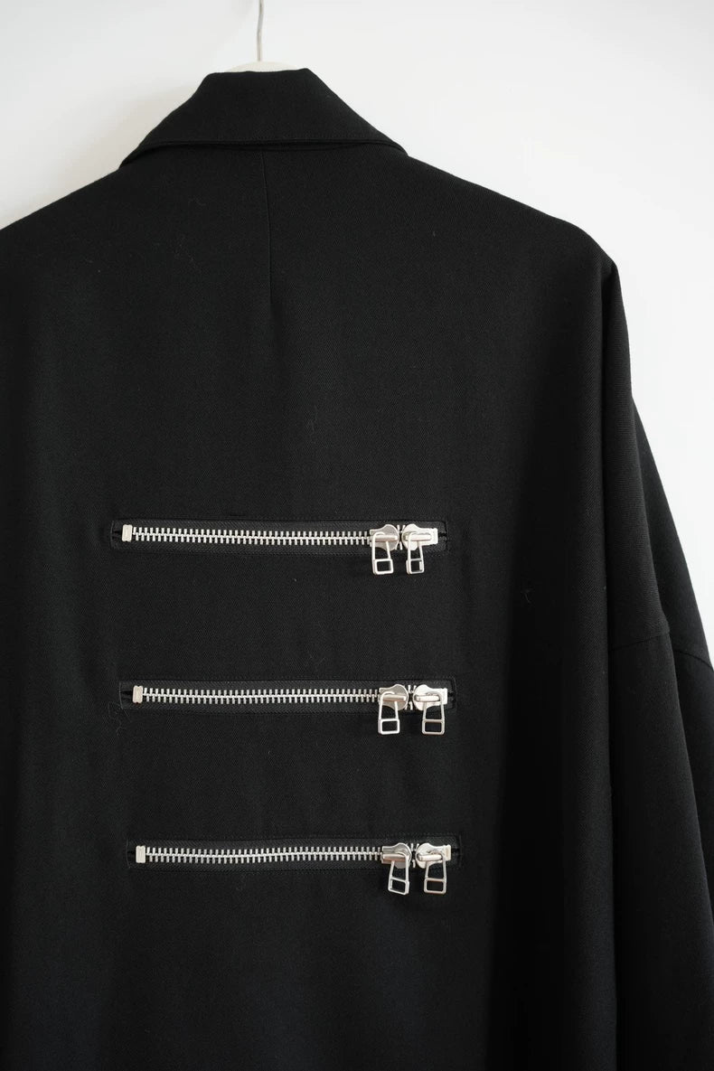 Yohji Yamamoto Black Chain Coat