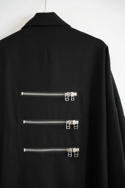 Yohji Yamamoto Black Chain Coat