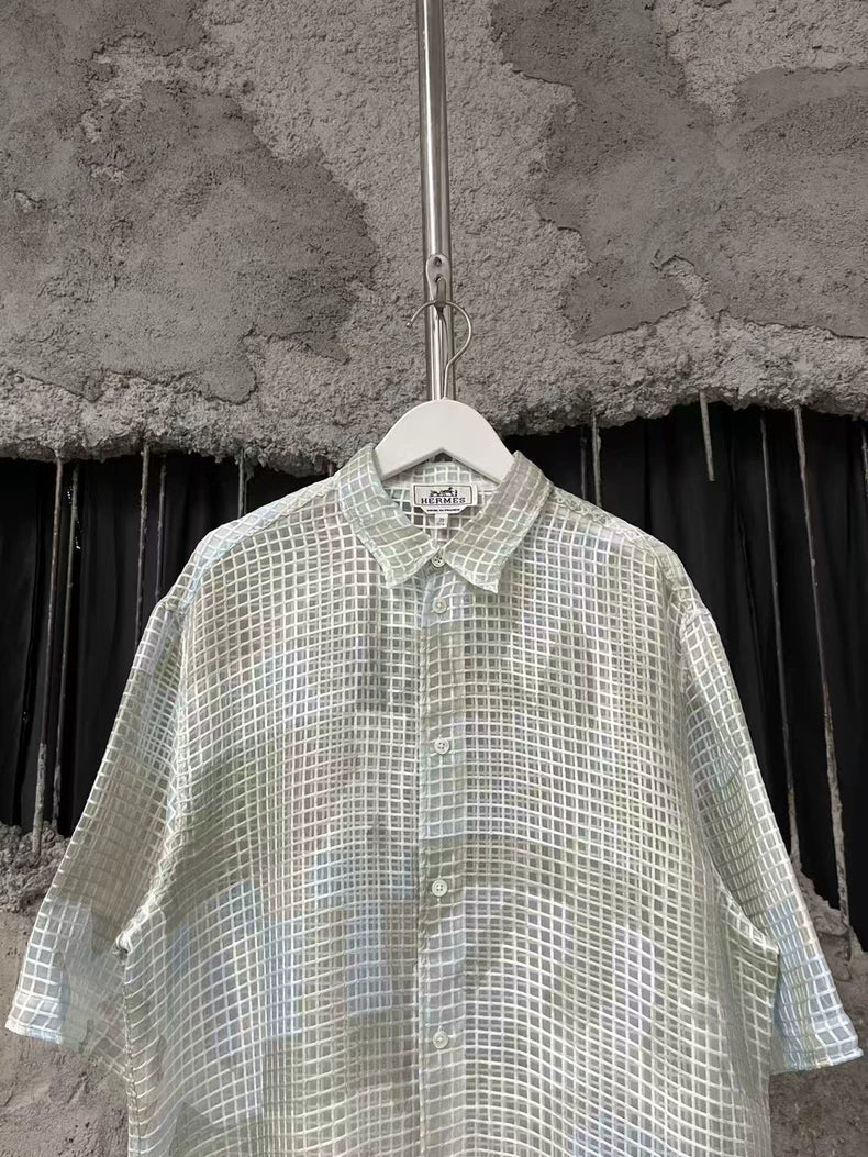 Hermes Short Sleeve Shirt for Men