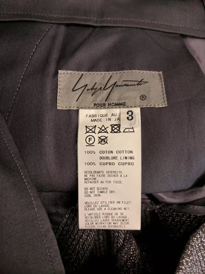 Yohji Yamamoto Pleated Wide Leg Pants