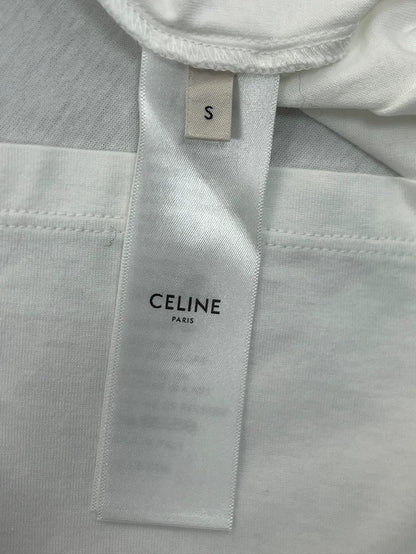 Celine Logo Print Short Sleeve T-Shirt