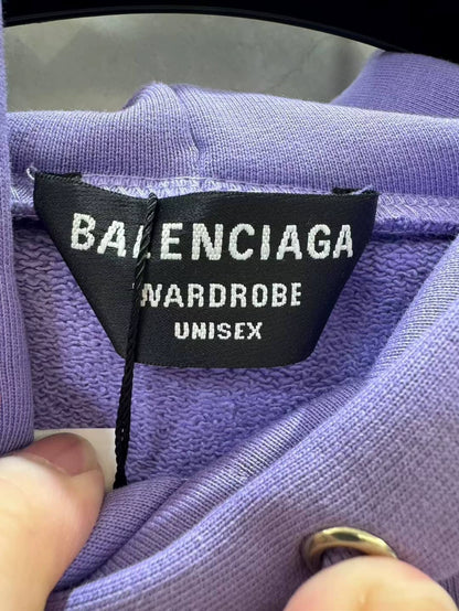 Balenciaga Purple Coca-Cola Hoodie-yf