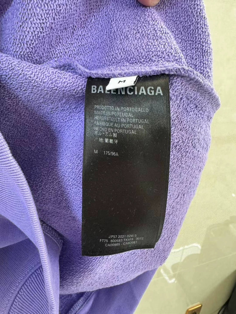Balenciaga Purple Coca-Cola Hoodie-yf