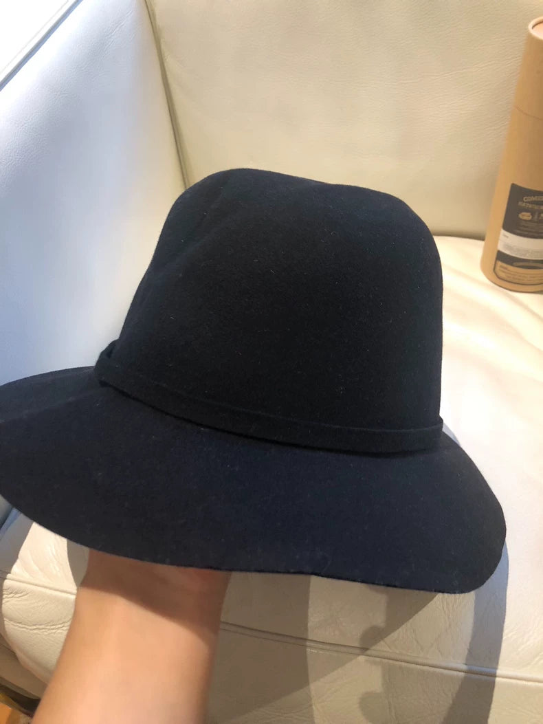 Black Felt Dress Hat for Men