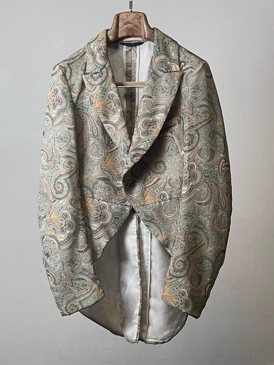 Comme Des Garcons 1995 Paisley Tailcoat