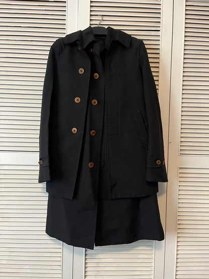 CDG Homme Plus Double-Layer Coat