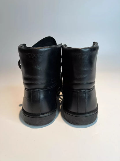 Black High-Top Sneakers by Saint Laurent