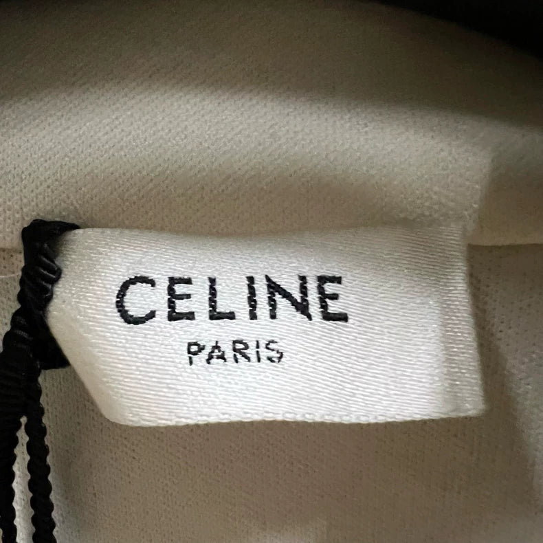 Celine Side Stripe Logo Zip Jacket