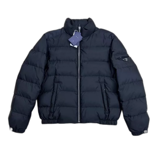 Prada Triangular Logo Puffer Jacket Size 48