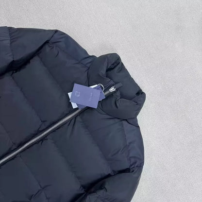 Prada Triangular Logo Puffer Jacket Size 48