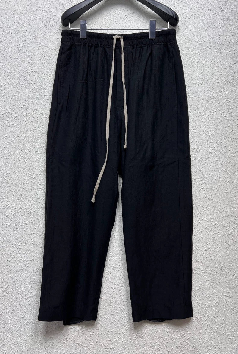 Rick Owens Drawstring Cropped Pants