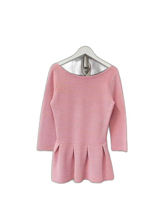 Pink Knit Long Sleeve Top