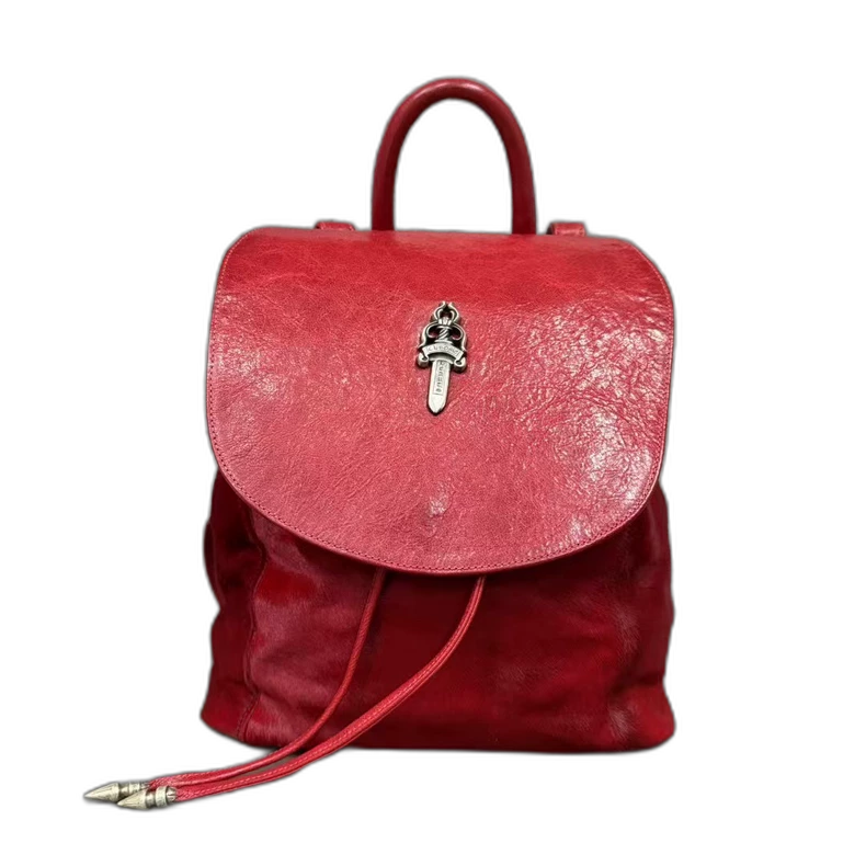 Chrome Hearts Red Back Pack