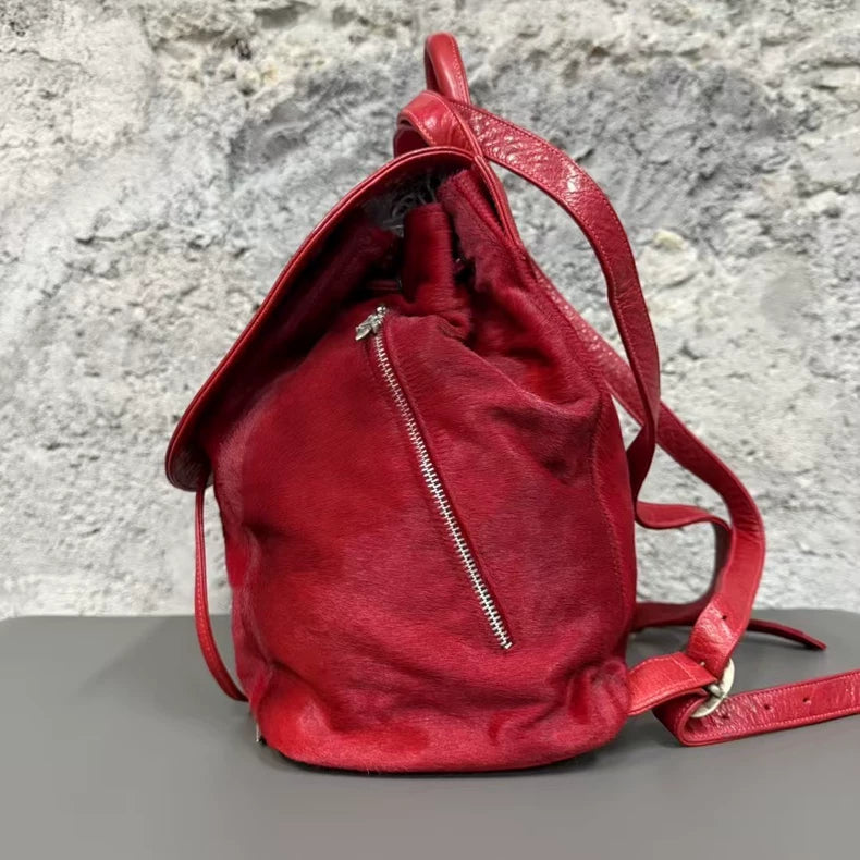 Chrome Hearts Red Back Pack