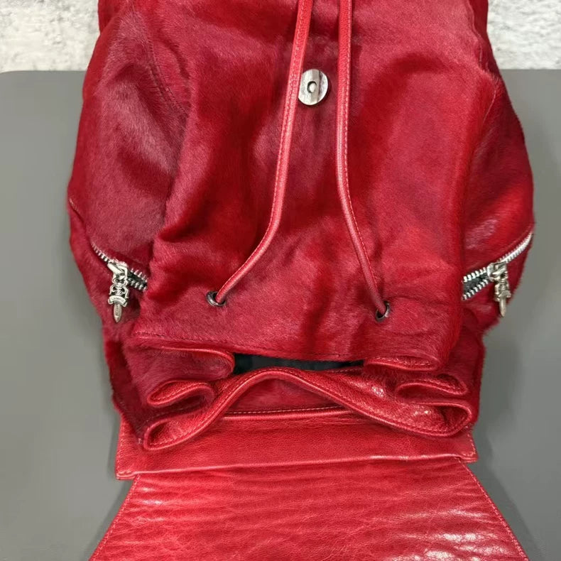 Chrome Hearts Red Back Pack