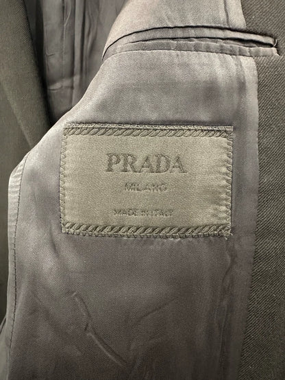 Prada Black Wool Suit Jacket for Men
