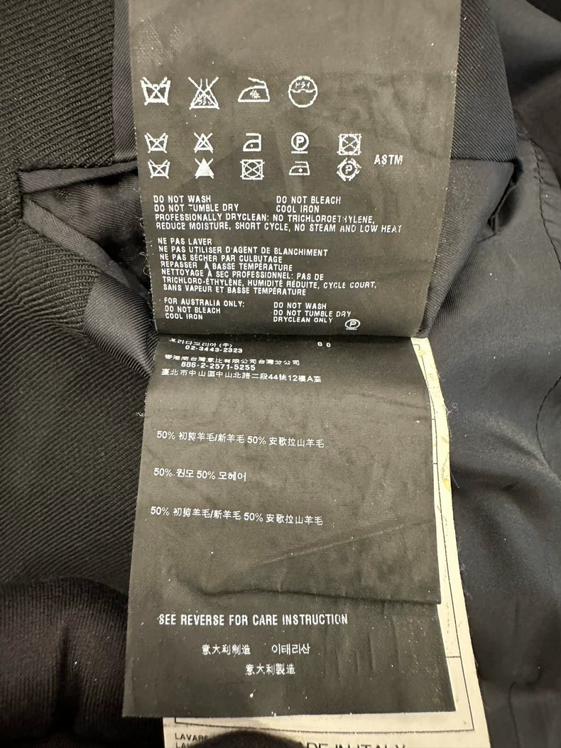 Prada Black Wool Suit Jacket for Men