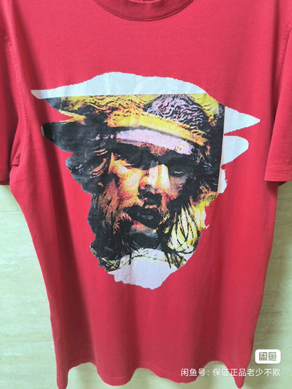 Givenchy Men's Red Graphic Print T-Shirt-yf