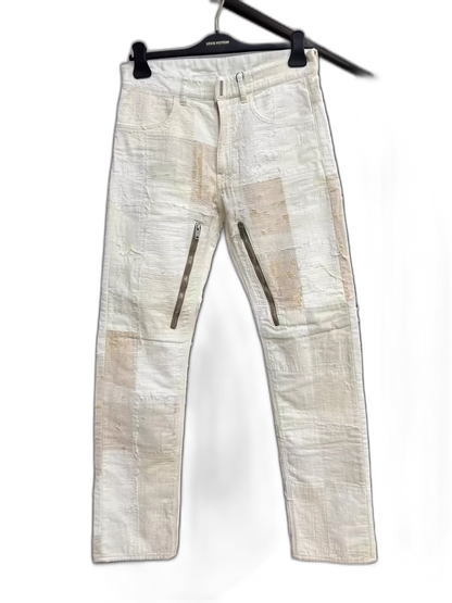 Givenchy White Distressed Denim Pants